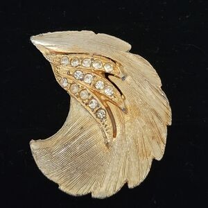 Vintage Half Moon Brooch